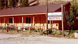 Haven Hot Springs in Lowman, Idaho.