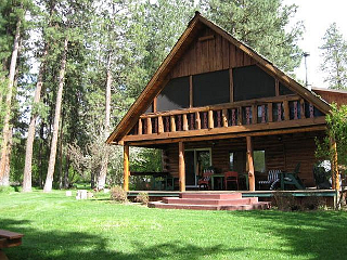 Riverside Park Cabin in Garden Valley, Idaho.
