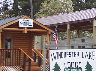 Winchester Lake Lodge in Winchester, Idaho.
