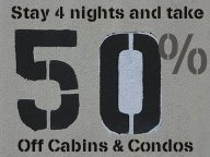 50% off any 4-night stay at selected properties in the McCall and Donnelly area
