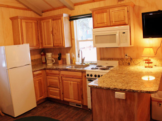 Picture of the Brundage Bungalows in McCall, Idaho