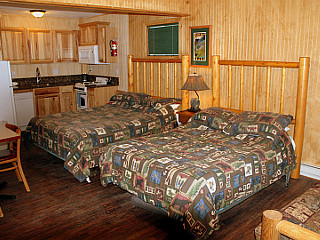 Picture of the Brundage Bungalows in McCall, Idaho