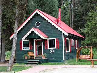 Picture of the Brundage Bungalows in McCall, Idaho