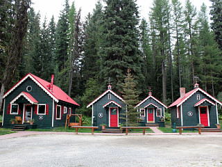 Picture of the Brundage Bungalows in McCall, Idaho