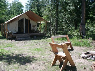 Picture of the Huckleberry Tent and Breakfast in Sandpoint, Idaho