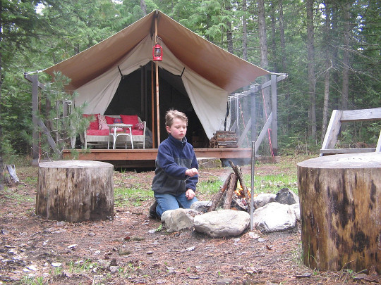 Picture of the Huckleberry Tent and Breakfast in Sandpoint, Idaho