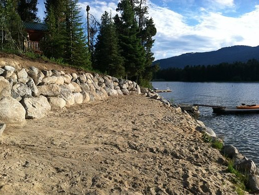 Picture of the Lakefront Escape (Hereford Lakehouse Custom) in Donnelly, Idaho