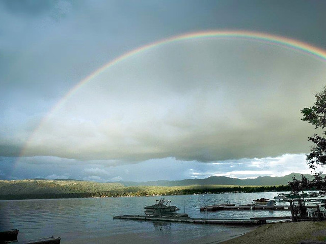 Picture of the Hubbard Cabin in McCall, Idaho