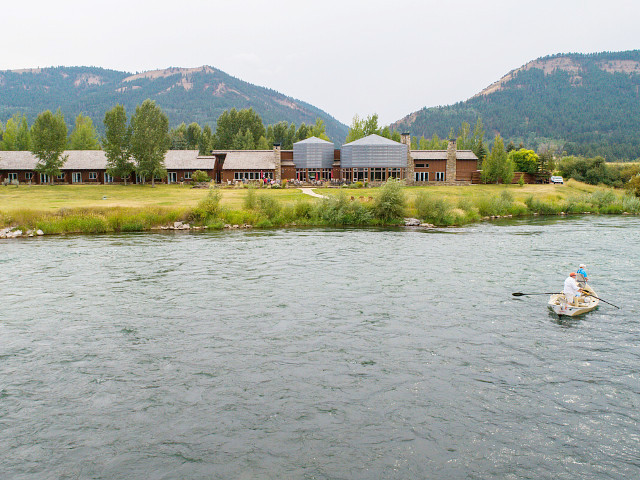 Picture of the Fishermans Cabin on the South Fork in Swan Valley, Idaho