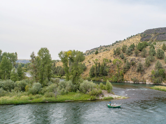 Picture of the Fishermans Cabin on the South Fork in Swan Valley, Idaho