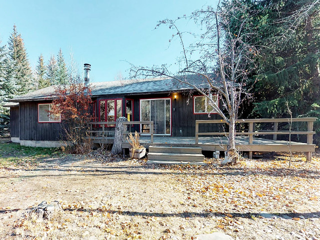 Picture of the Ketchum Cabin on the Big Wood River in Sun Valley, Idaho