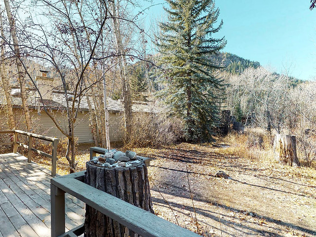 Picture of the Ketchum Cabin on the Big Wood River in Sun Valley, Idaho