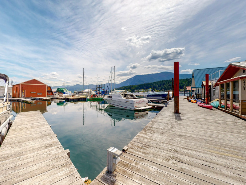 Picture of the Sitting on the Dock of the Bay - Bayview in Sandpoint, Idaho