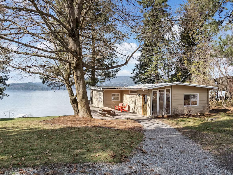 Picture of the Family Lake House with Private Studio in Harrison, Idaho