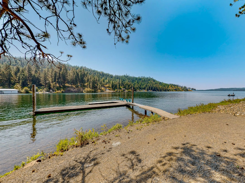 Picture of the Leaning Pine Point at Half Round Bay in Harrison, Idaho