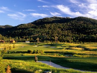 Headwaters Golf Club  in Victor, Idaho.