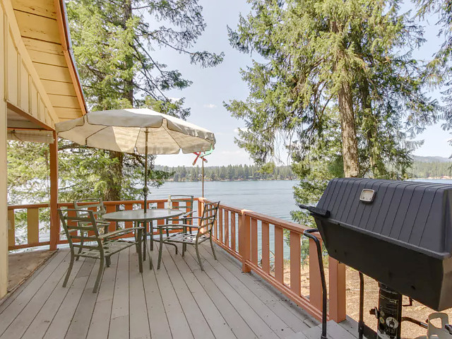 Grandpas Hayden Lakefront Cabin in Hayden, Idaho.