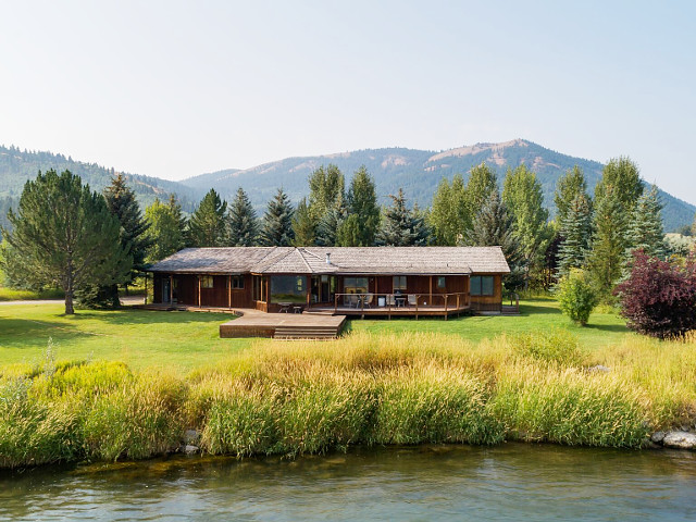 The River House at South Fork Lodge in Swan Valley, Idaho.