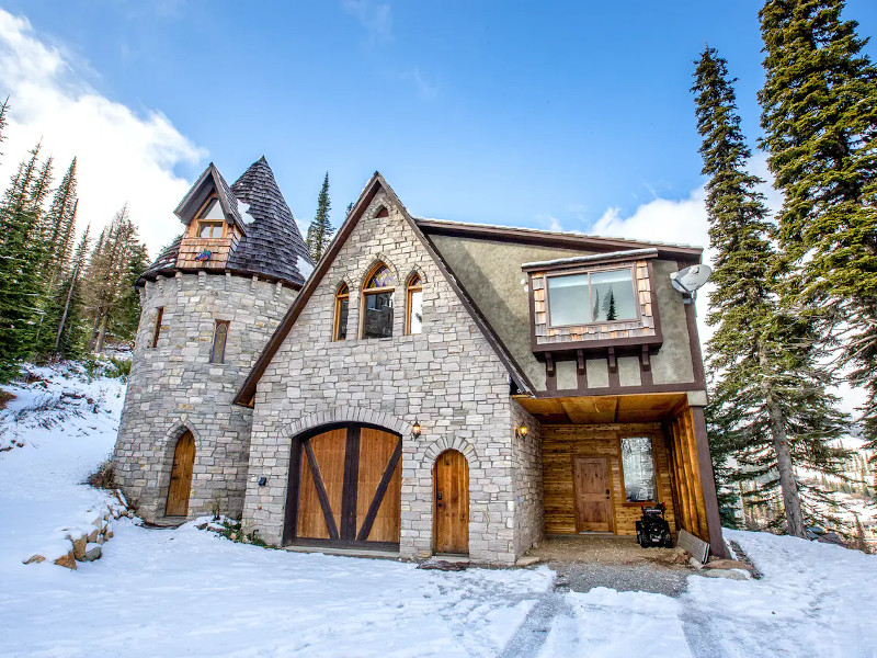 The Castle - Chateau De Melusine in Sandpoint, Idaho.