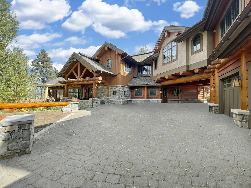 Azure Mountain Mansion in Donnelly, Idaho.