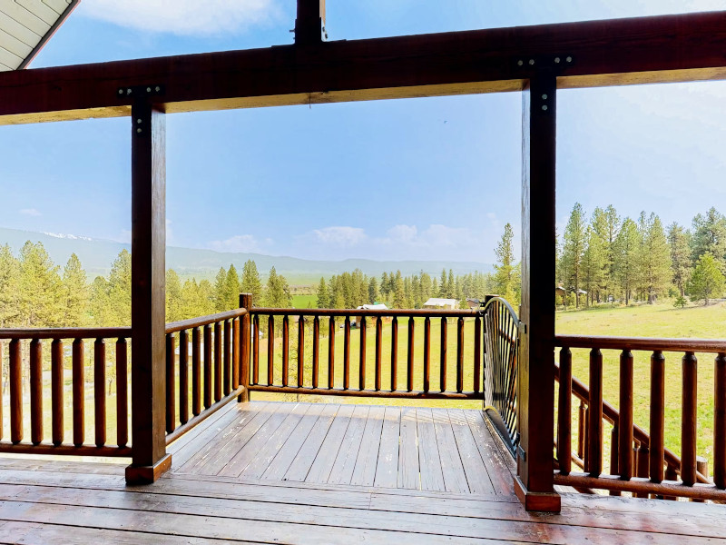 Mountain Views on the 45th Parallel in New Meadows, Idaho.