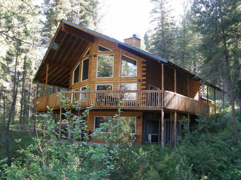 Middle Fork River Cabin in Garden Valley, Idaho.