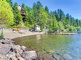 Cabins and Home Vacation Rentals in Coeur d'Alene Idaho