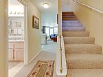 Stairs to Master and Bedroom 2