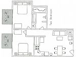 Layout - Two Bedroom