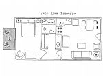 Layout - Small One Bedroom