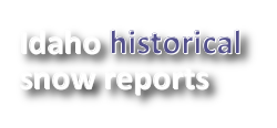 Idaho's historical snow Reports