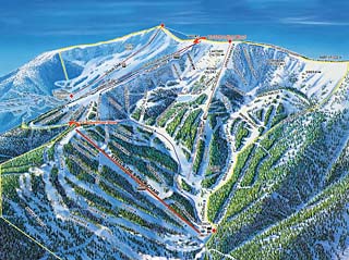 Schweitzer Outback Bowl Trail Map